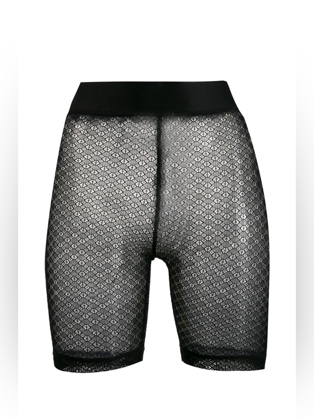 John Elliott mesh lace cycling shorts